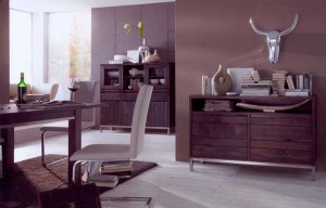 Massivholz Möbel lassen sich auch mit modernen Accessoires kombinieren.